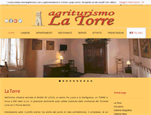 Tablet Screenshot of latorreagriturismo.com